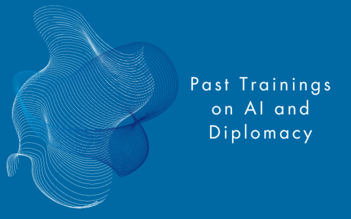 Past Trainings on AI and Diplomacy