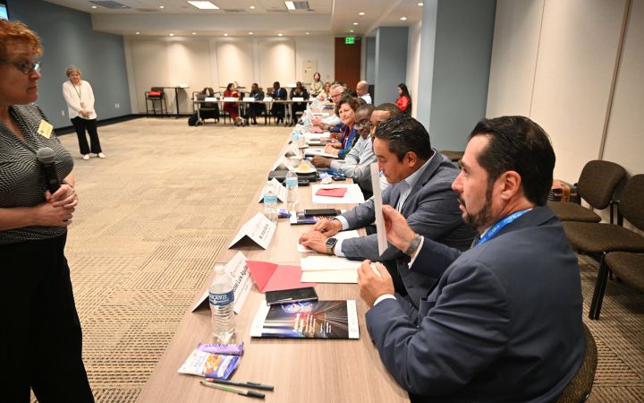 Participants engaging in the Future-Ready Airports: Preparedness for Mega Events Through Safety, Sustainability and Smart Innovation