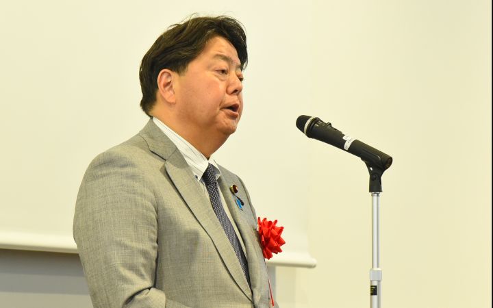 Japan's Minister of Foreign Affairs Mr. Yoshimasa HAYASHI 