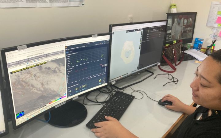 Savelinga Faʻoliu, Tonga  participating at the 2024 UNITAR “Leave No One Behind: Rapid Response to Climate Crises through Early Warning Systems” training programme 