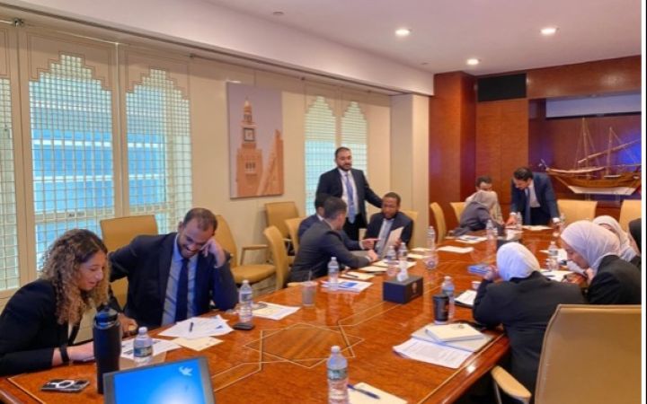 Kuwaiti delegates participating in training programme