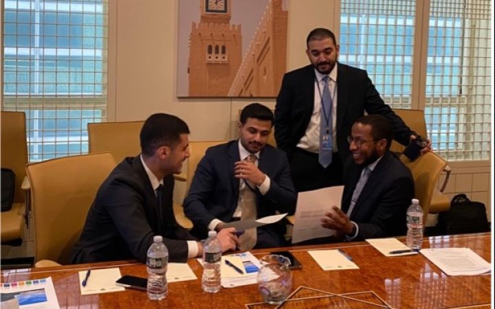 Kuwaiti delegates participating in training programme