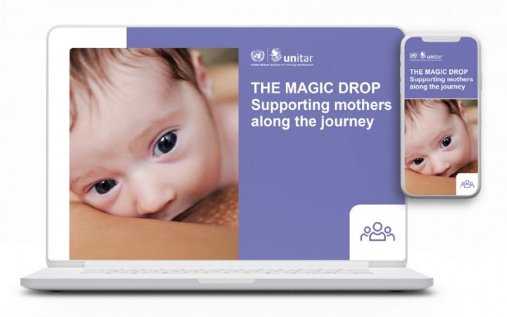 E-learning Course- The Magic Drop: Supporting Mothers Along the Journey 