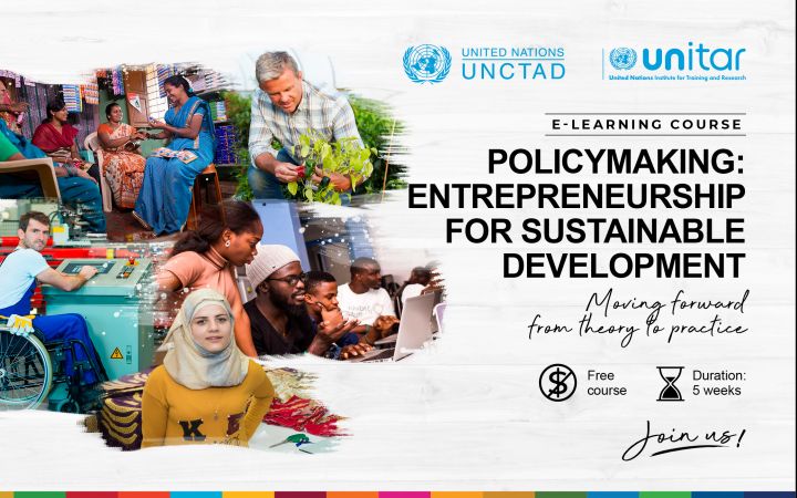 E-learning course on “Policymaking: Entrepreneurship for Sustainable Development”