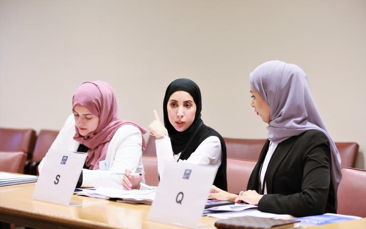 Qatar Diplomats at the Induction Course