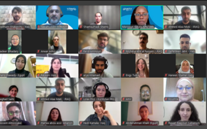 Screenshot of the RISE 2025 Entrepreneurship and Agribusiness Training Programme  Online Session