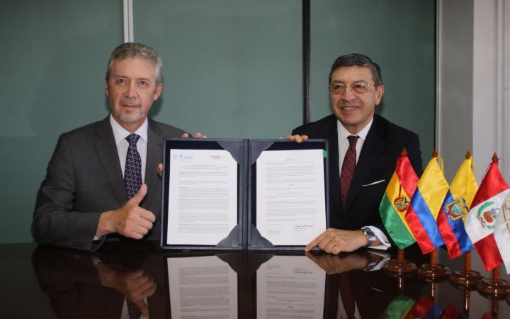 THE GENERAL SECRETARIAT OF THE ANDEAN COMMUNITY AND UNITAR SIGN A LANDMARK COOPERATION AGREEMENT