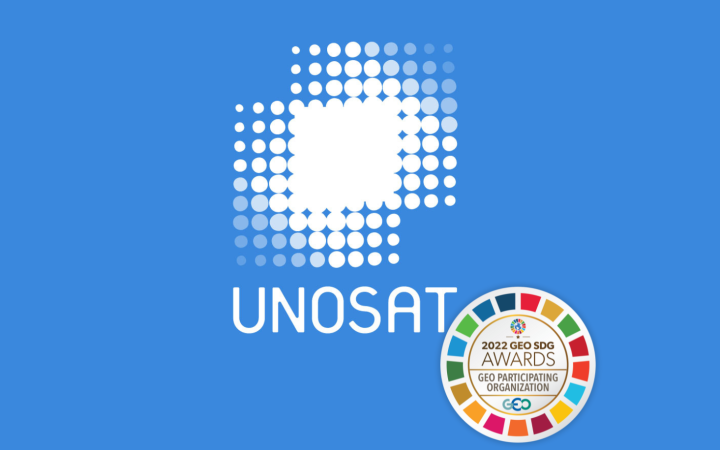 UNOSAT 2022 GEO SDG Award	