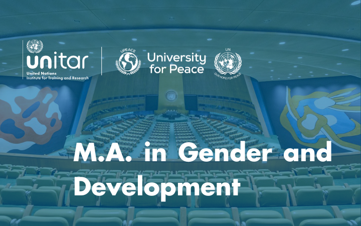 University for Peace Master of Arts in Gender and Development