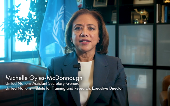 UNITAR Executive Director, Ms Michelle Gyles-McDonnough's video message for World Water Day