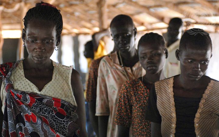 Sudanese women waiting to register. The ongoing registration process for the scheduled 9 January 2011 Southern Sudan Referendum has been proceeding smoothly and without any major incidents. The registration, which will last through 1 December, has been marked by high turnout throughout Southern Sudan and comparatively light turnout in Northern Sudan. Voters are also being registered in eight foreign countries (Egypt, Ethiopia, Uganda, Kenya, United Kingdom, United States of America, Canada and Australia)