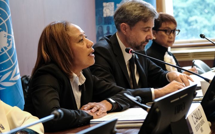 Ms Gyles-McDonnough, UNITAR’s Executive Director, UN Assistant Secretary-General