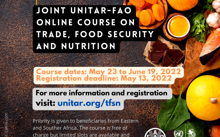 Joint UNITAR FAO Online Course
