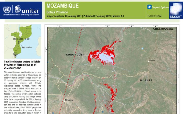 Map 26 Jan, Mozambique