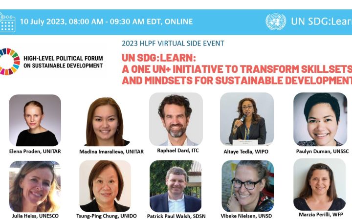 UNSDGLearn 2023 HLPF virtual side event_10 July 2023