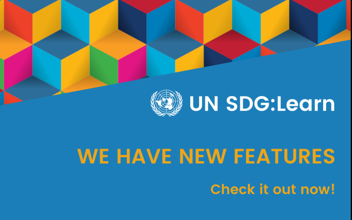 New Features of UN SDG:Learn