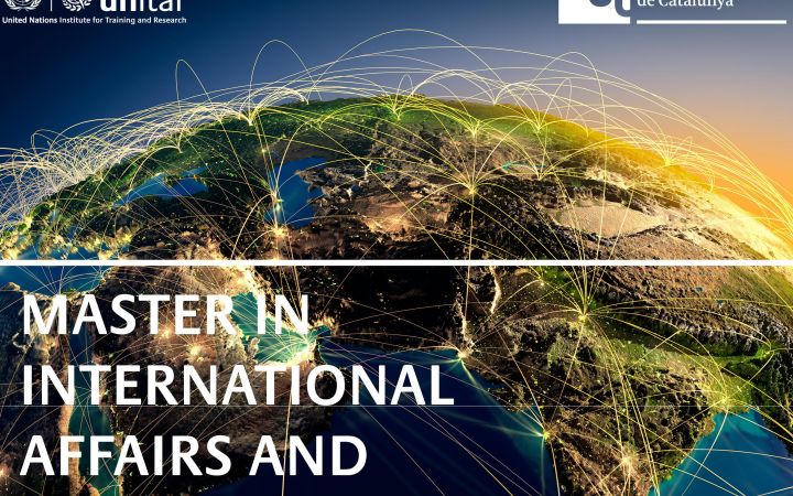 UOC - UNITAR Online Master in International Affairs and Diplomacy 