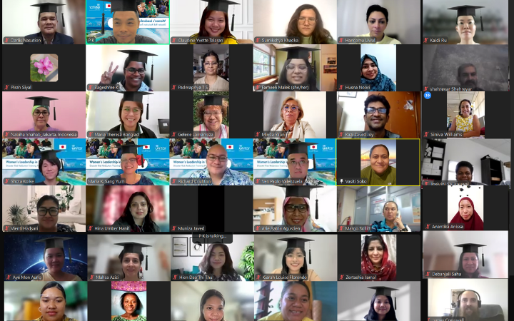 UNITAR “Women’s Leadership in Tsunami-based Disaster Risk Reduction” training programme webinar