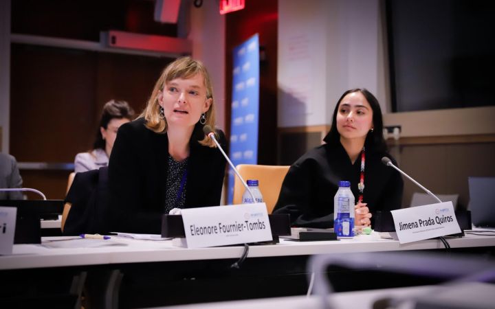 Eleonore Fournier-Tombs, UN University, furthering the discussion of ethical AI principles