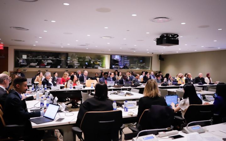 AI Training for Diplomats: A Women Empowerment Opportunity and Prevention of Bias Conference Room full of participants