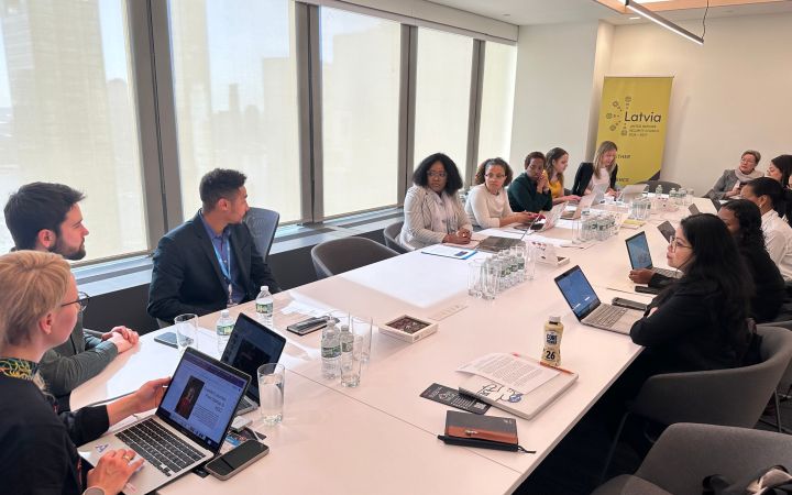 Convened at the Permanent Mission of Latvia to the United Nations