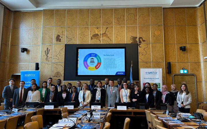 UNITAR and the Permanent Mission of Peru Deliver Successful Workshop on Public Policy for Diplomats of the Group of 77 and China in Geneva