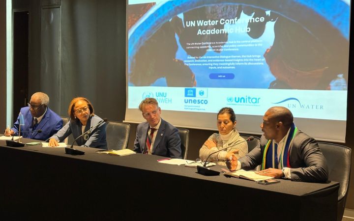Side Event —Bridging Science and Policy: Launch of the 2026 UN Water Conference Academic Hub