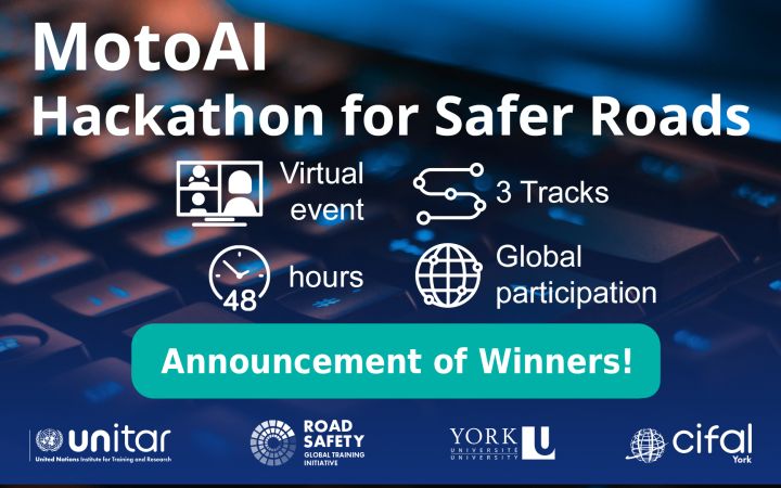 Hackathon Announcement of Winners Banner