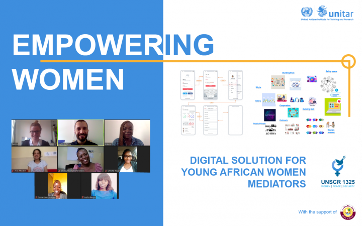 Empowering young African women mediators through innovative digital solutions