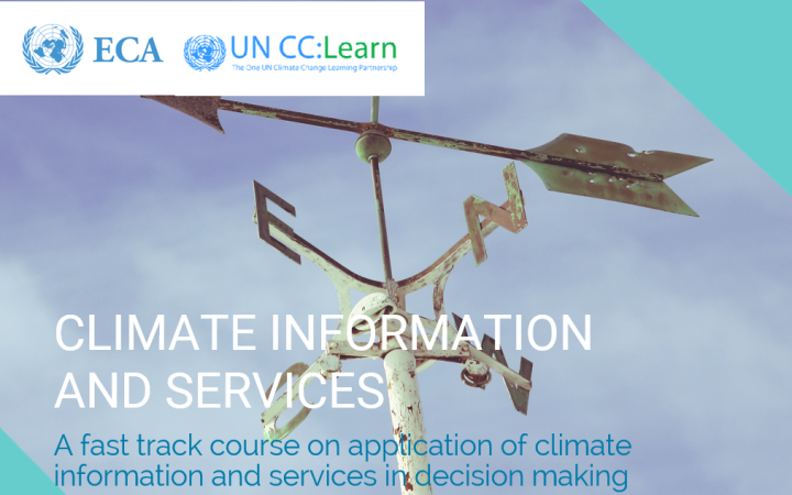 A New Climate Change Tutorial on Climate Information and Services is Now Launched!