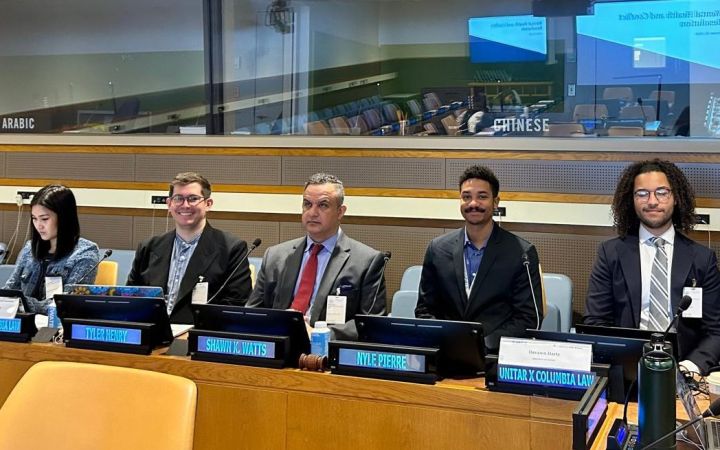 Speakers during the first session