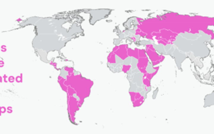 Countries that participated Global E-waste Statistics Partnership (GESP) workshops