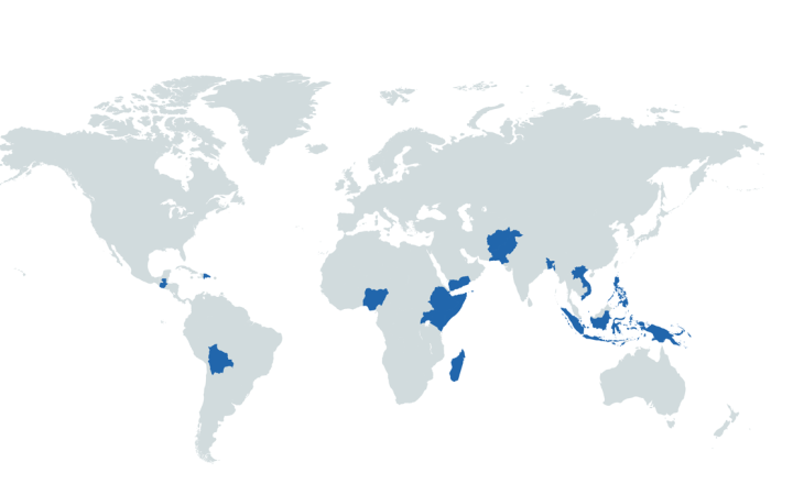 2018 UNOSAT activations in 22 countries 2018 UNOSAT activations in 22 countries