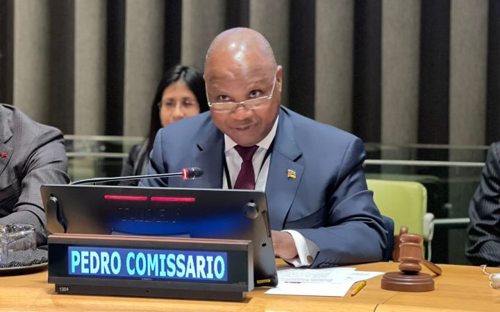 H.E. Pedro Comissário, President of the Security Council emphasizes the relationship between UNGA and UNSC
