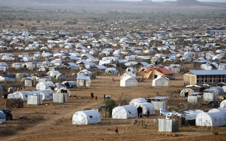 Refugee camp in Tigray, Ethiopia