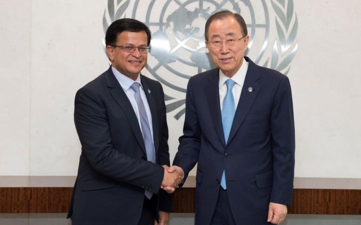 UNITAR Executive Director and the UN Secretary General