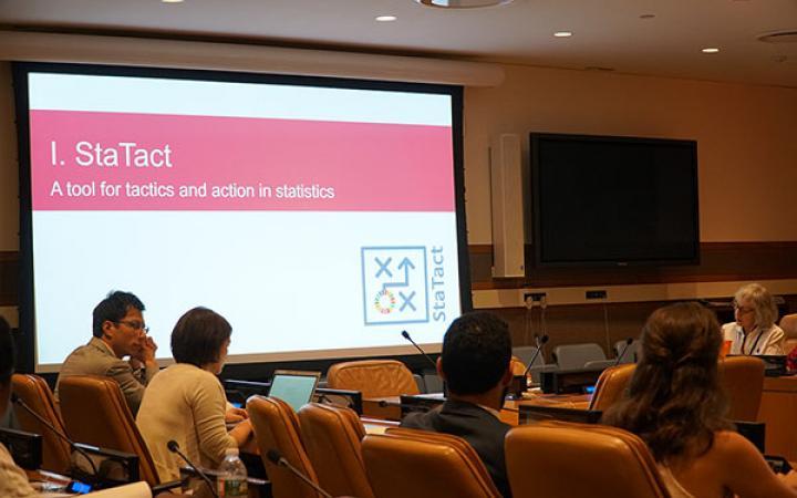 A new data tool StaTact launched by UNITAR and UNSD at HLPF2018 