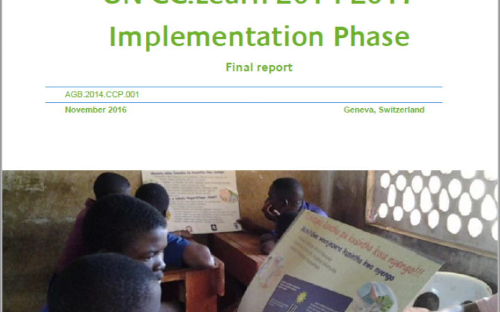 Mid-term evaluation of the UN CC:Learn 2014-2017 Implementation Phase