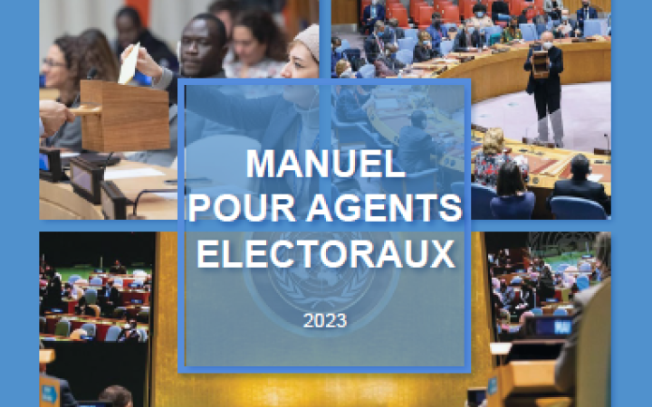 Manuel pour Agents Electoraux - UNITAR 2023