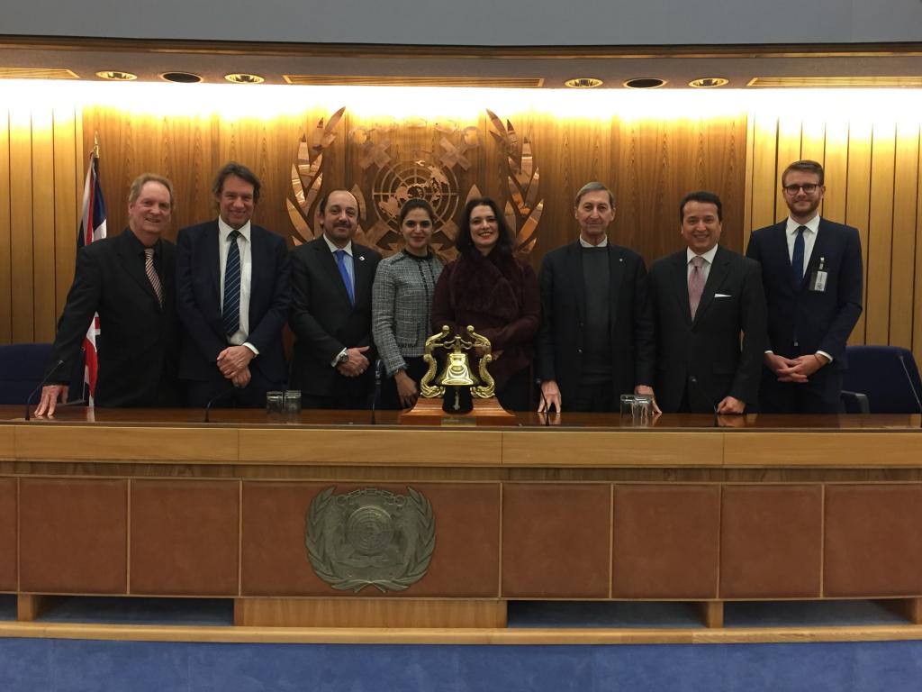 Attendees of the meeting at the IMO headquarter in London