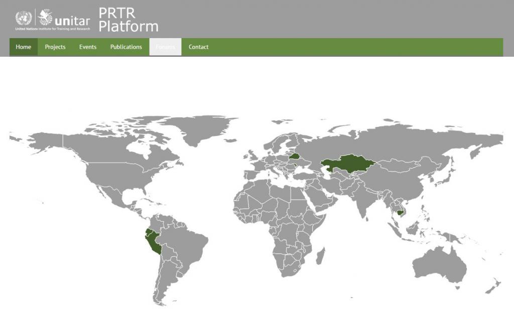 Updated UNITAR PRTR Platform